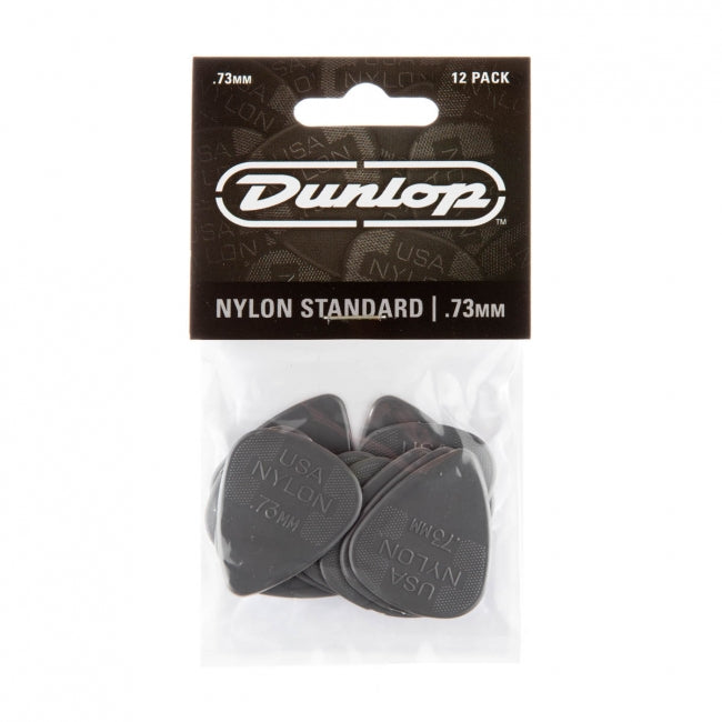 Dunlop Nylon Standard 0.73mm plektrat, 12kpl - Aron Soitin