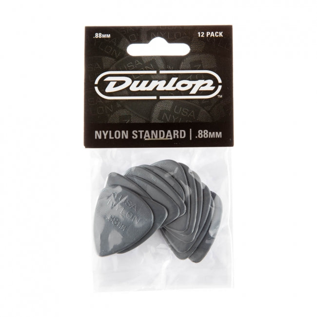 Dunlop Nylon Standard 0.88mm plektrat, 12kpl - Aron Soitin