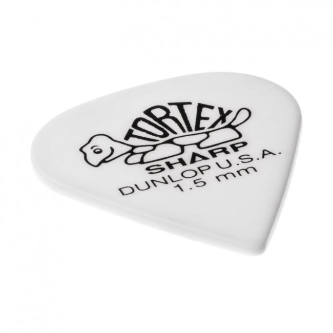 Dunlop Tortex Sharp -plektrat 1.50 mm, 12 kpl - Aron Soitin