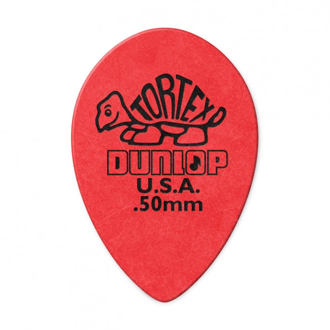 Dunlop Tortex Small Teardrop -plektrat 0.50mm, 36kpl - Aron Soitin