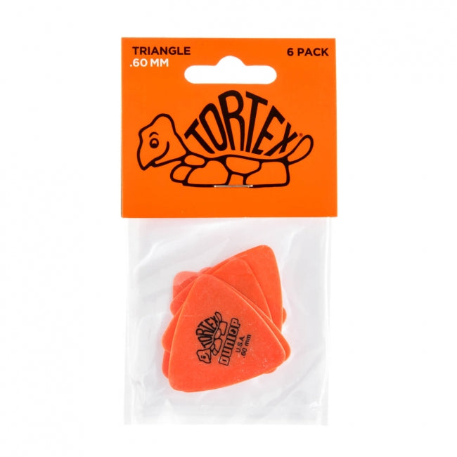Dunlop Tortex Triangle -plektrat 0.60mm, 6kpl - Aron Soitin