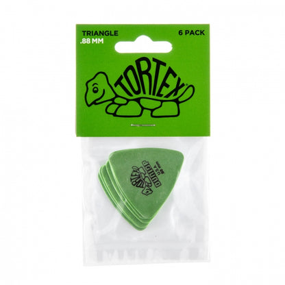 Dunlop Tortex Triangle -plektrat 0.88mm, 6kpl - Aron Soitin