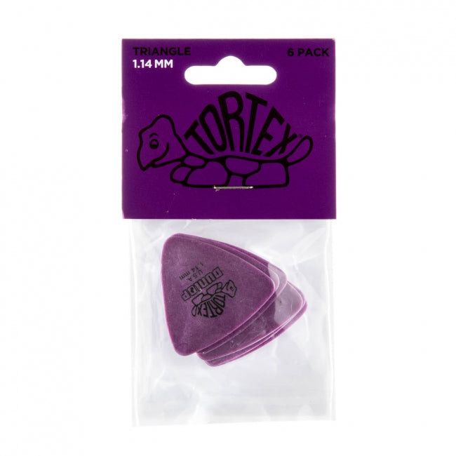 Dunlop Tortex Triangle -plektrat 1.14mm, 6kpl - Aron Soitin