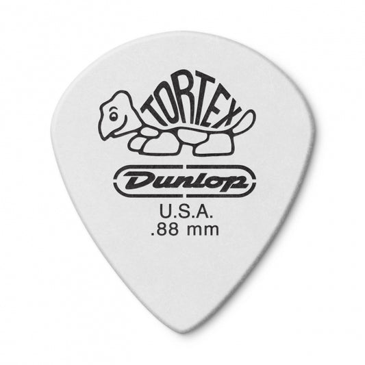 Dunlop Tortex Jazz III White -plektrat 0.88mm, 12kpl - Aron Soitin