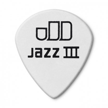Dunlop Tortex Jazz III White -plektrat 1.35mm, 12kpl - Aron Soitin