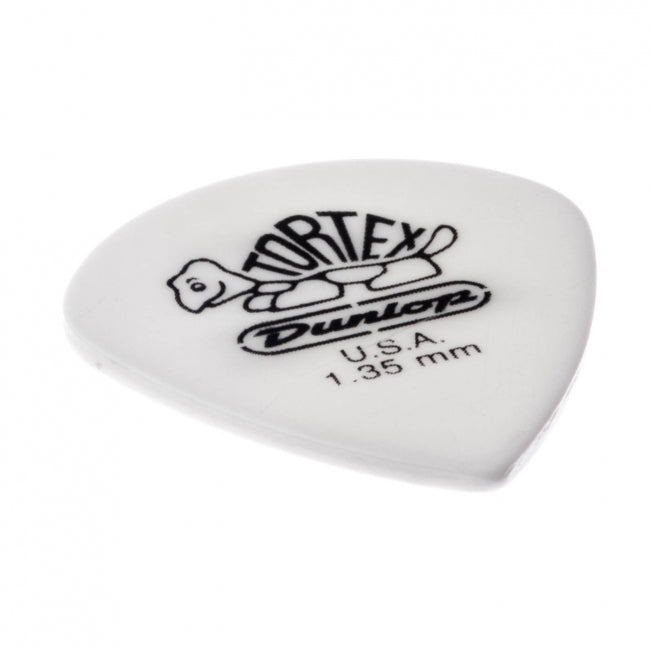 Dunlop Tortex Jazz III White -plektrat 1.35mm, 12kpl - Aron Soitin
