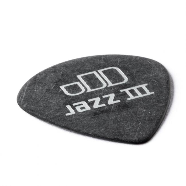 Dunlop Tortex Jazz III Pitch Black -plektrat 0.73mm, 12kpl - Aron Soitin