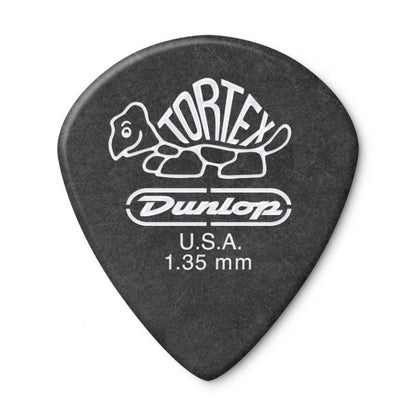 Dunlop Tortex Jazz III Pitch Black -plektrat 1.35mm, 12kpl - Aron Soitin
