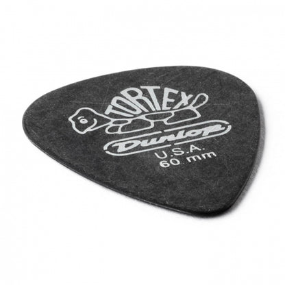 Dunlop Tortex Pitch Black -plektrat 0.60mm, 12kpl - Aron Soitin
