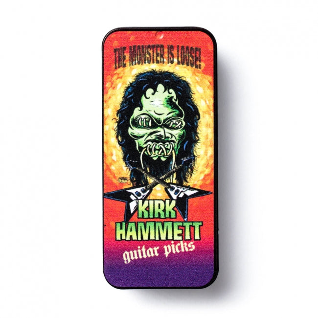 Dunlop Kirk Hammett soittolehdet tinalaatikossa - Aron Soitin