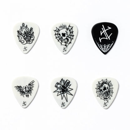 Dunlop James Hetfield soittolehdet tinalaatikossa - Aron Soitin