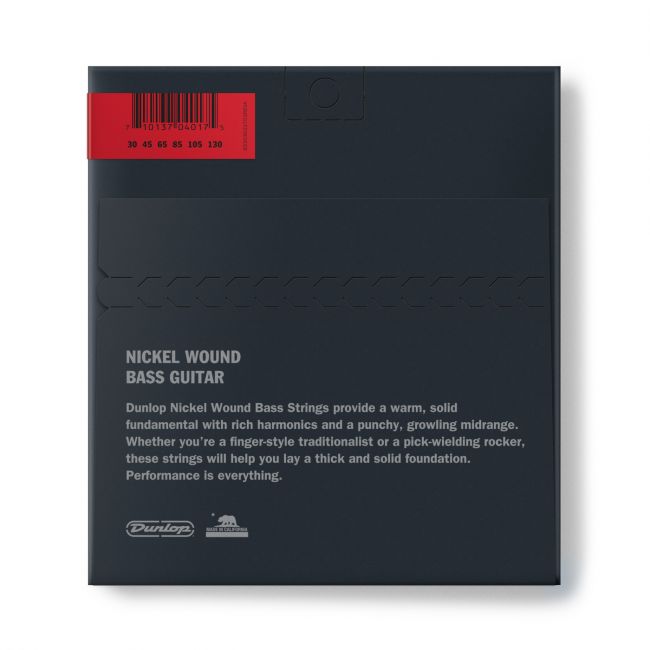 Dunlop Nickel Wound Bass 30-130 - Aron Soitin