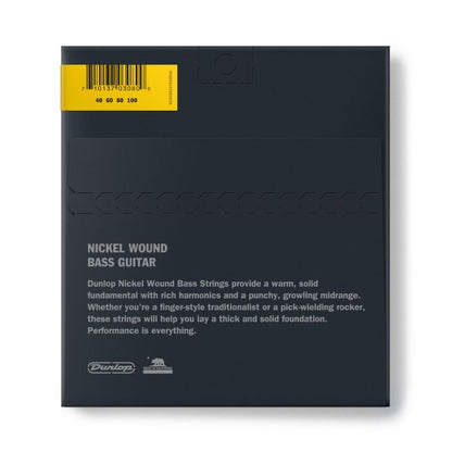 Dunlop Nickel Wound Bass 40-100 - Aron Soitin