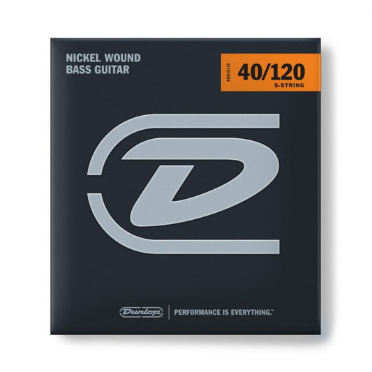 Dunlop Stainless Steel Bass 40-120 - Aron Soitin