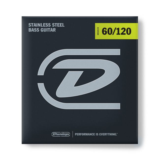 Dunlop Stainless Steel Bass 60-120 - Aron Soitin