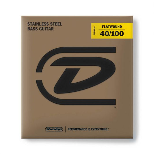 Dunlop Flatwound Bass 40-100 - Aron Soitin