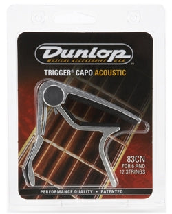 Dunlop Trigger Capo Acoustic Nickel - Aron Soitin