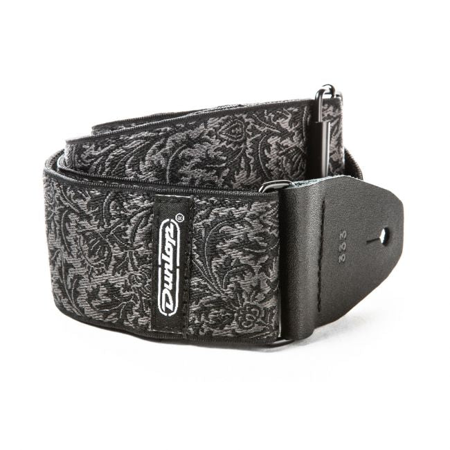 Dunlop Jacquard Black Thistle kitarahihna - Aron Soitin