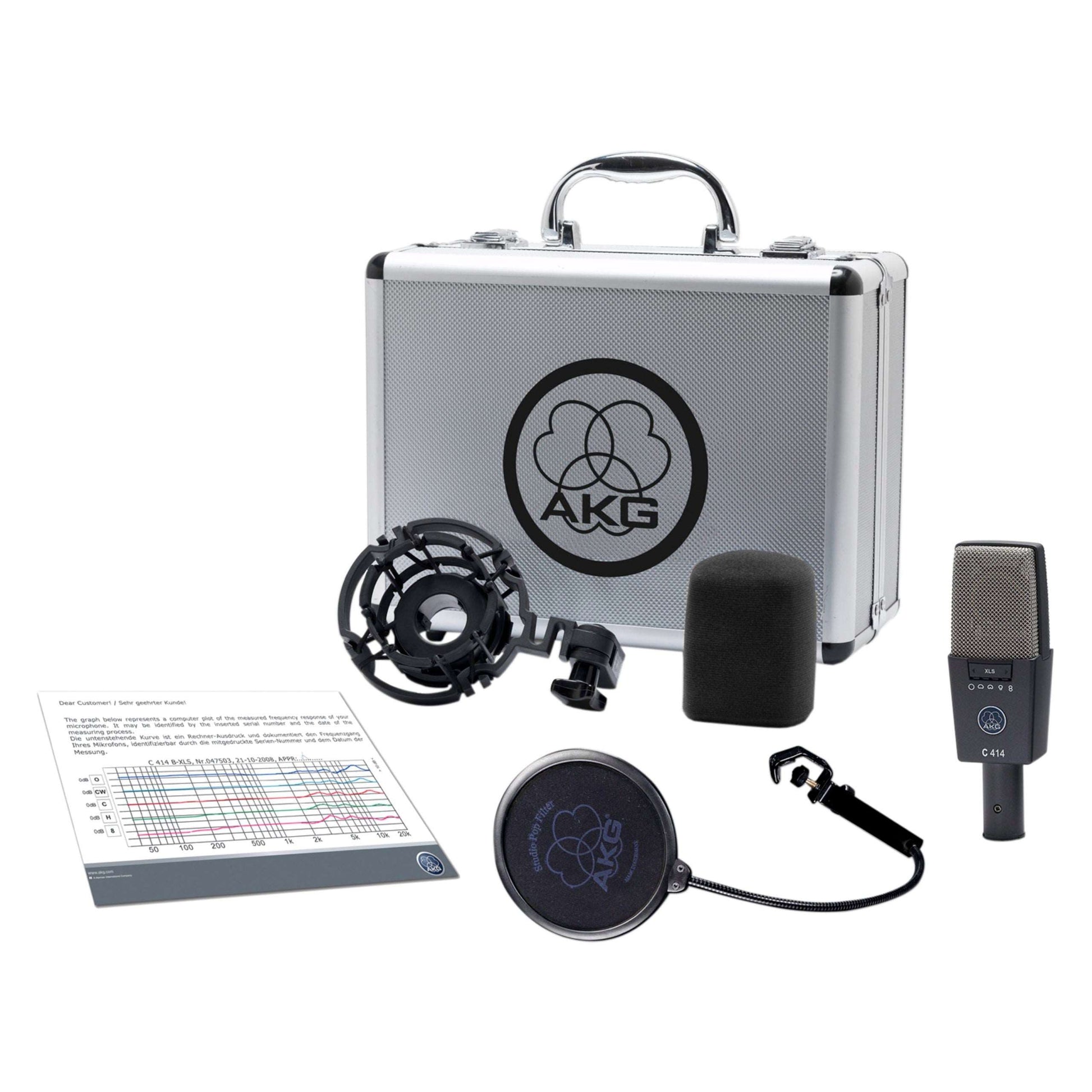 AKG C414 XLS Reference multipattern condenser microphone - Aron Soitin