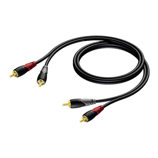 Procab CLA800/0.5, 2 x RCA M -> 2 x RCA M – 0.5 m - Aron Soitin