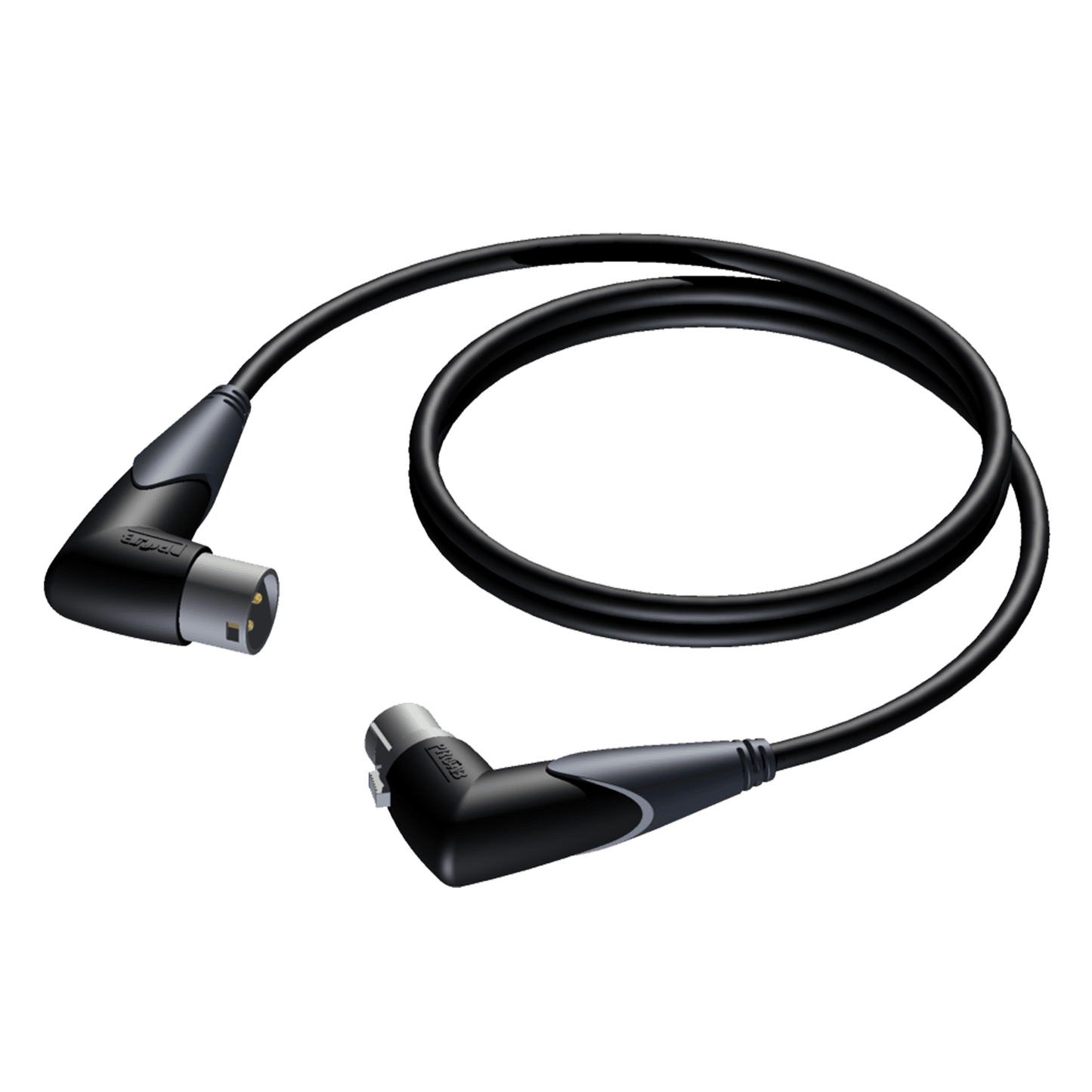 Procab CLA904/3 XLR-mikrofonijohto kulmaliittimillä 3 m - Aron Soitin