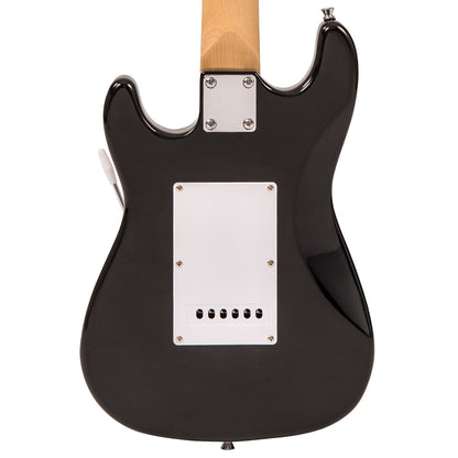Encore EBP-E375BLK 3/4 Size Electric Guitar Pack Gloss Black - Aron Soitin