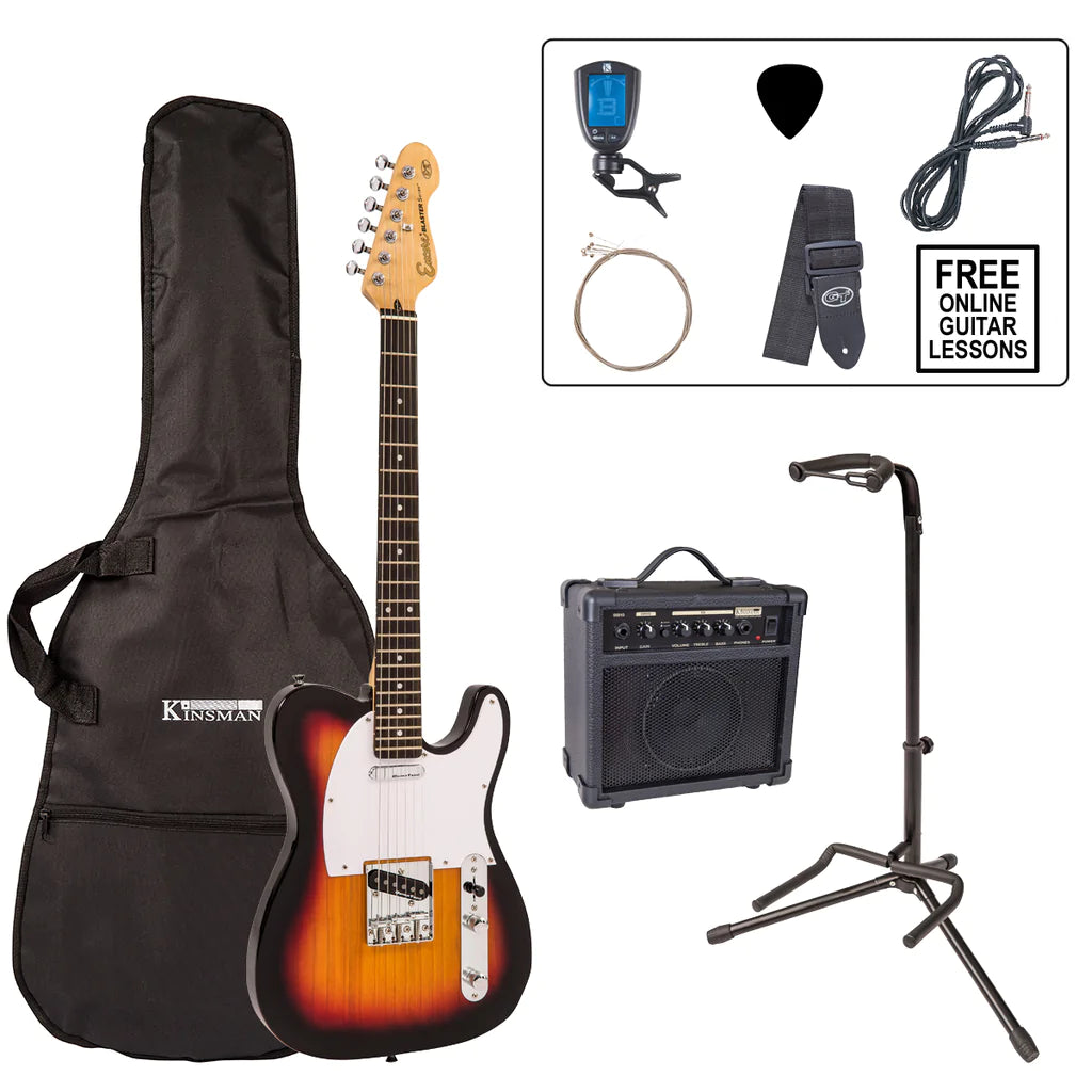 Encore EBP-E2SB Electric Guitar Pack Sunburst - Aron Soitin
