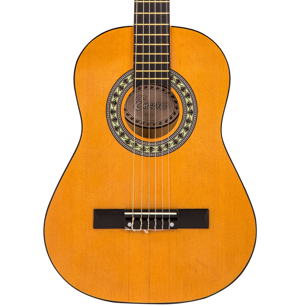 Encore ENC12 1/2 Size Classic Guitar Natural - Aron Soitin