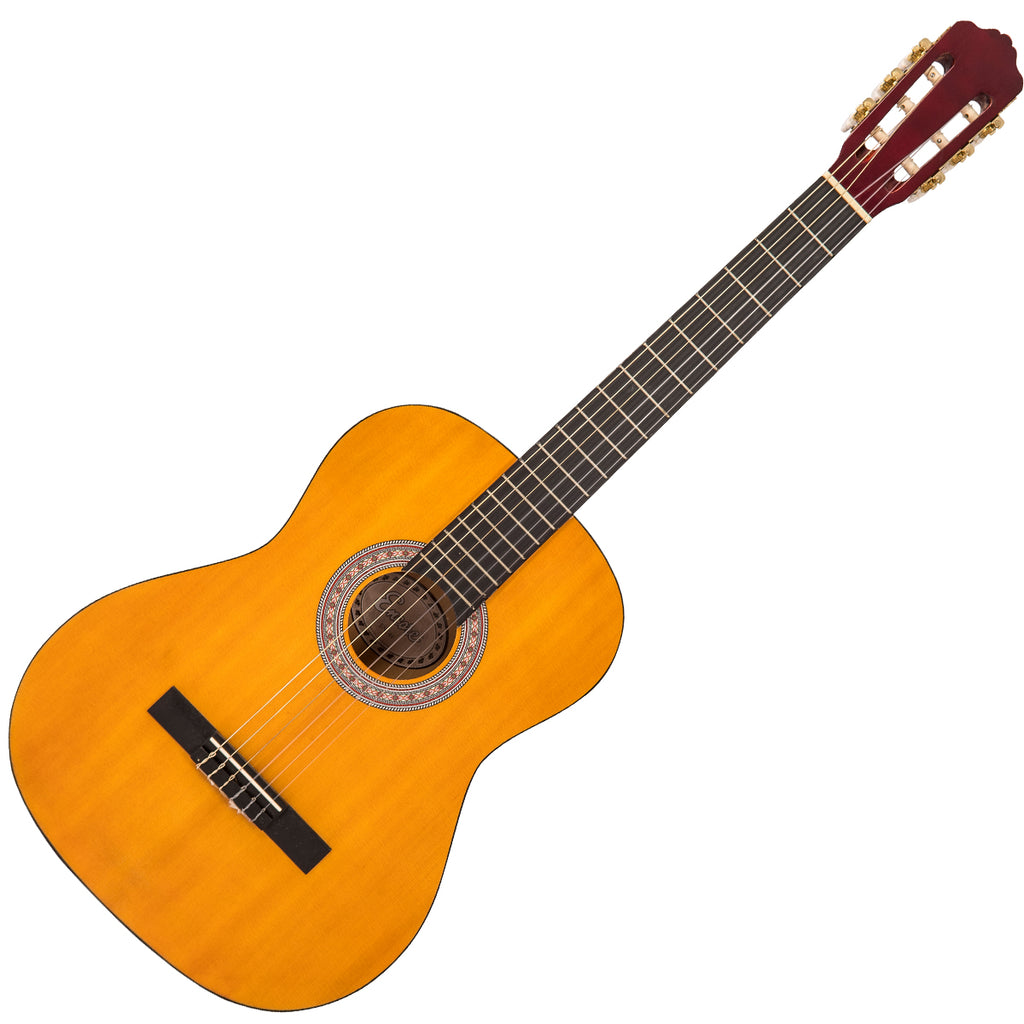 Encore ENC44 4/4 Size Classic Guitar Natural - Aron Soitin