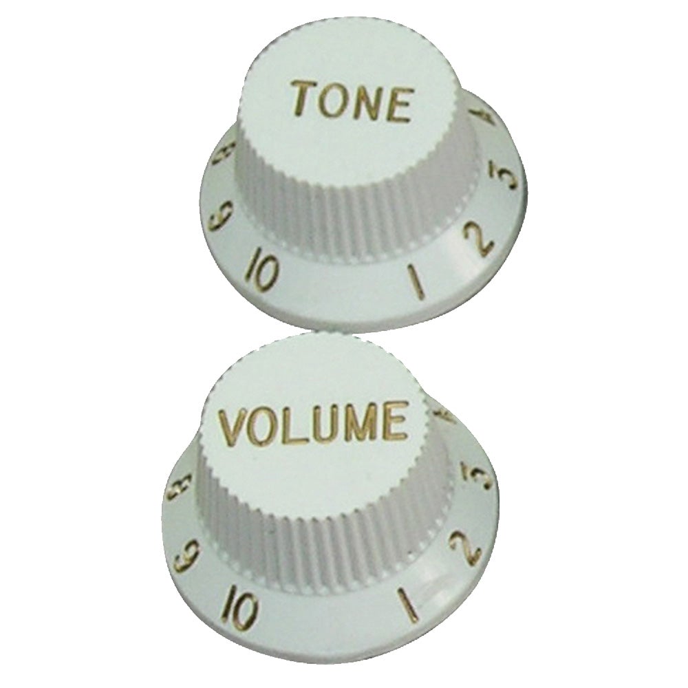 Guitar Tech GT506 Control Knobs ~ White - Aron Soitin