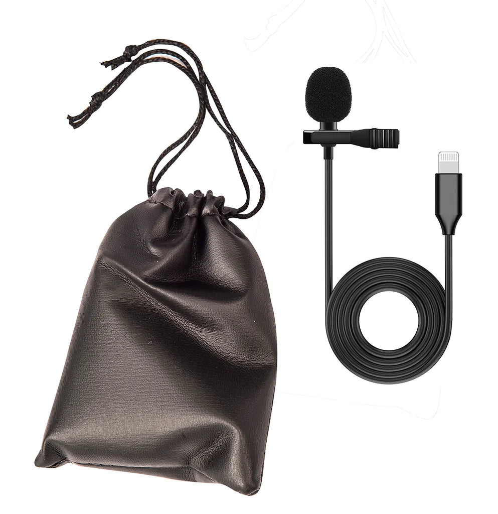 Kinsman KMIC06 Clip-On lavalier-mikrofoni Lightning-liittimellä - Aron Soitin