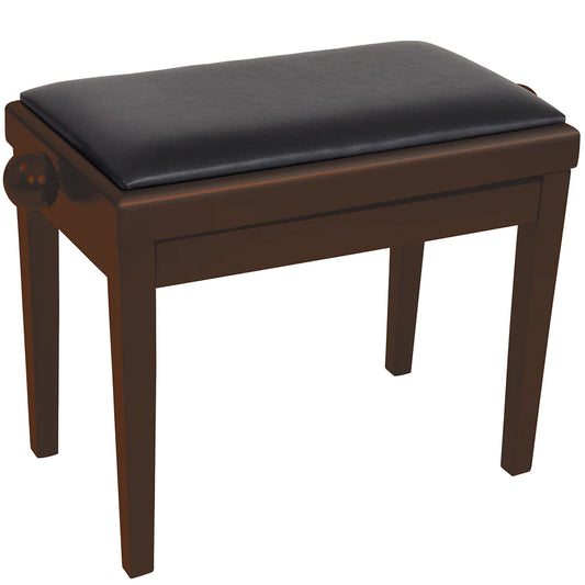 Kinsman Adjustable Piano Bench ~ Dark Walnut - Aron Soitin