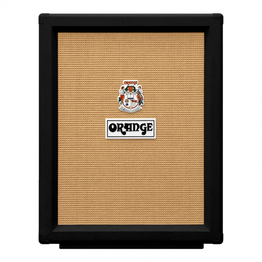 Orange Vertical 2×12″ guitar speaker cabinet, Neo Creamback speakers 120W Black - Aron Soitin