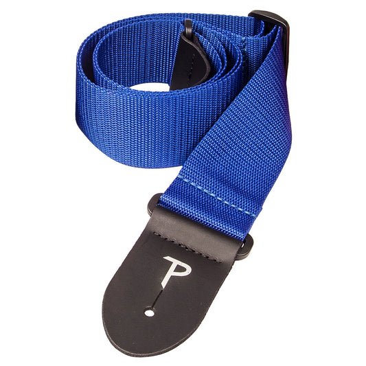 Perri's Polyester Extra Long Guitar Strap ~ Navy Blue - Aron Soitin