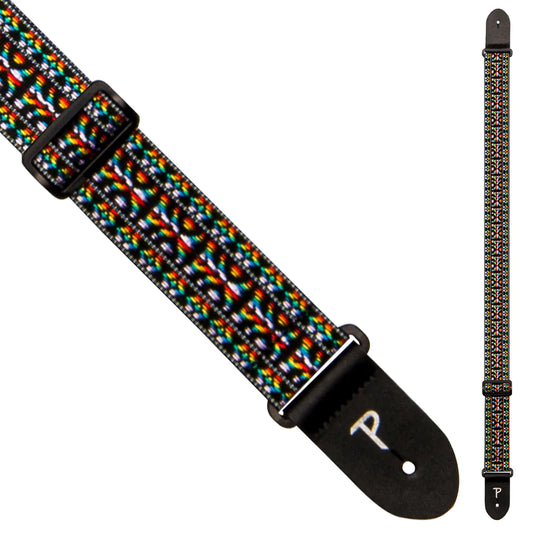 Perri's 2" Retro Hootenanny Poly Guitar Strap ~ Multi Colour - Aron Soitin