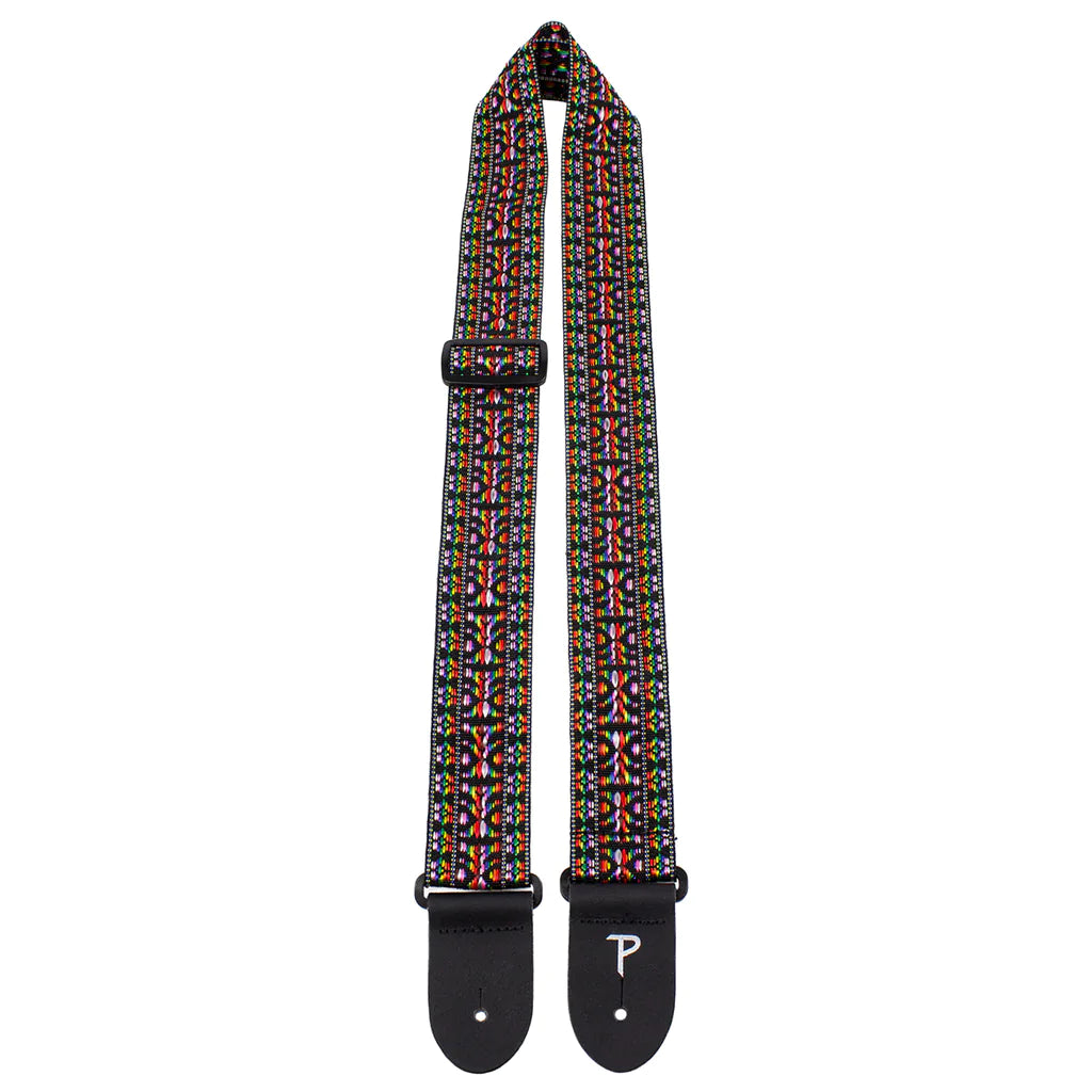 Perri's 2" Retro Hootenanny Poly Guitar Strap ~ Multi Colour - Aron Soitin