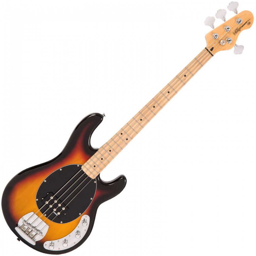 Vintage V96 ReIssued 4-String Active Bass ~ Sunset Sunburst - Aron Soitin