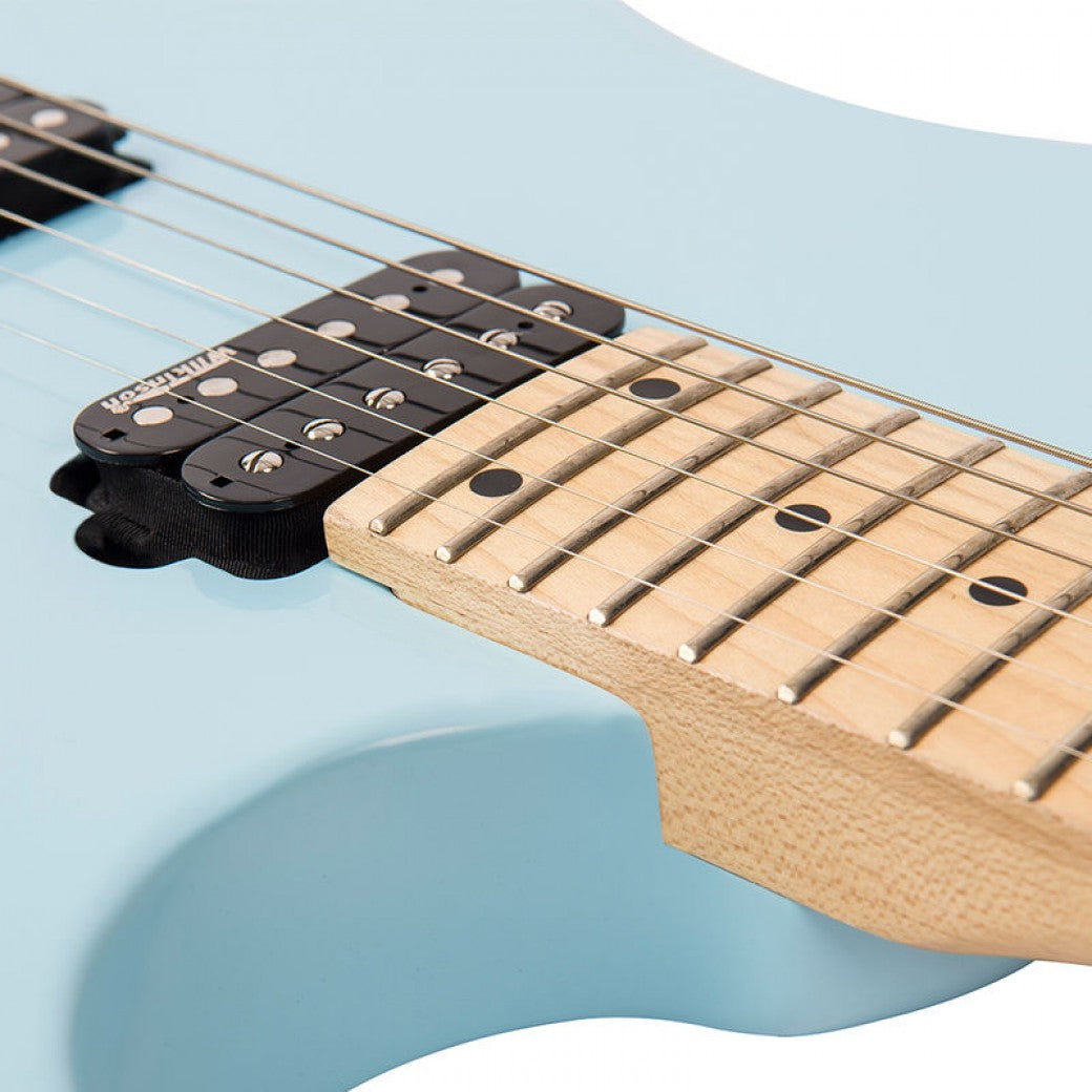 Vintage V6M24 ReIssued Electric Guitar ~ Laguna Blue - Aron Soitin