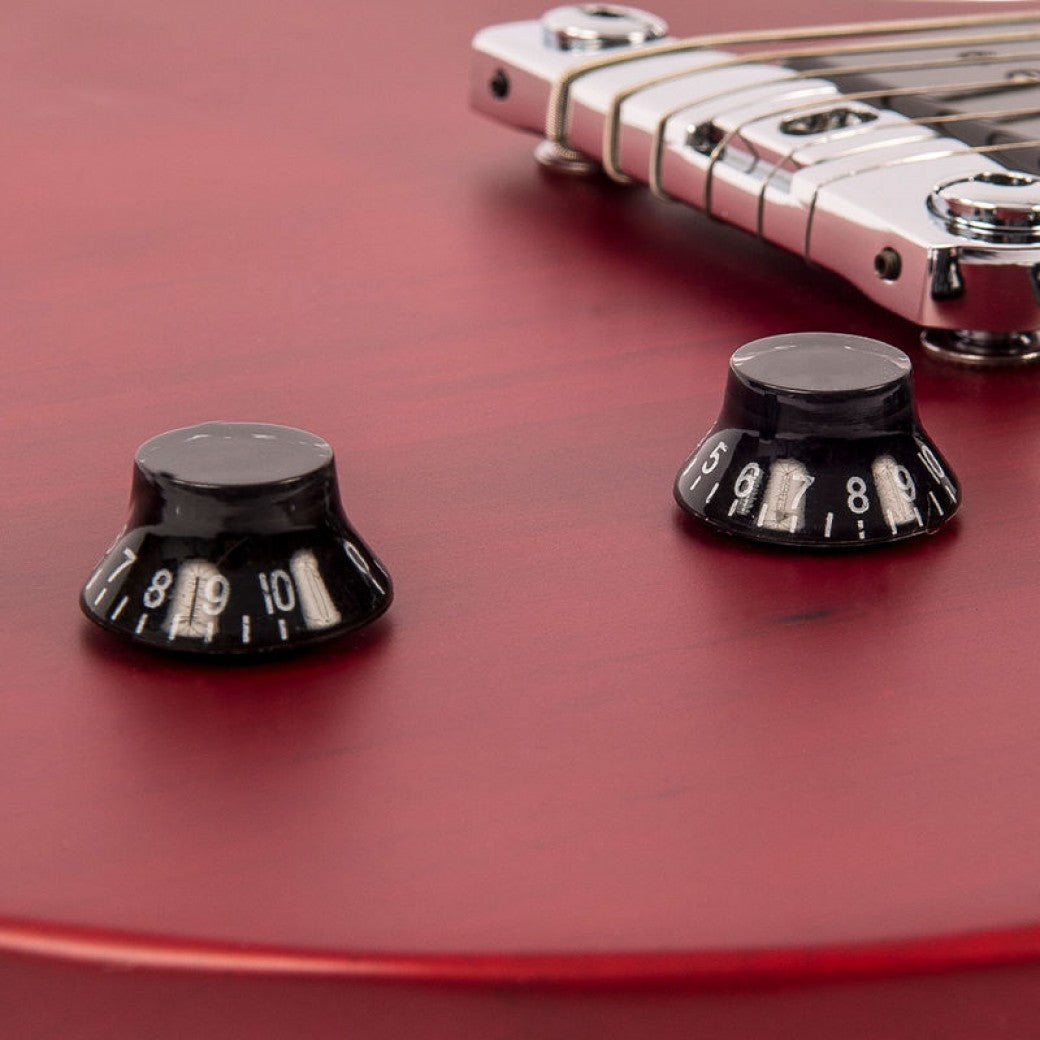 Vintage V130CRS ReIssued Satin Cherry sähkökitara - Aron Soitin