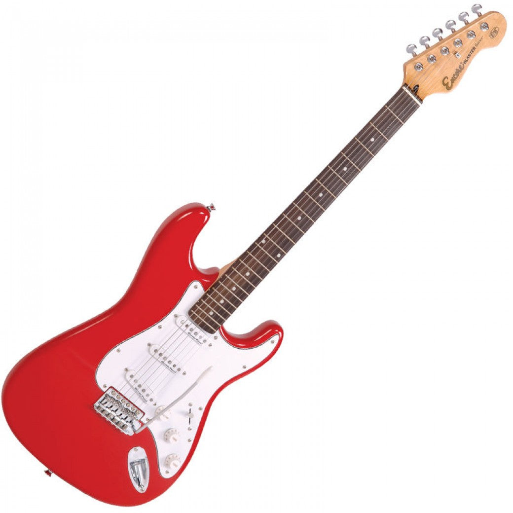 Encore E6RED Stratocaster sähkökitara - Aron Soitin