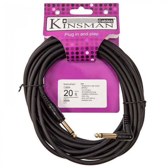 Kinsman SDX20 Noiseless instrumenttijohto 6m - Aron Soitin