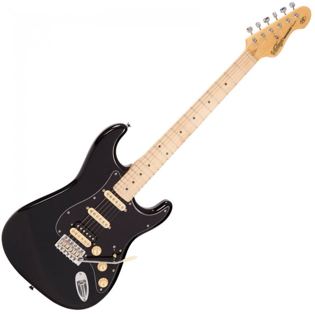 Vintage V6HMBB ReIssued Electric Guitar Boulevard Black - Aron Soitin