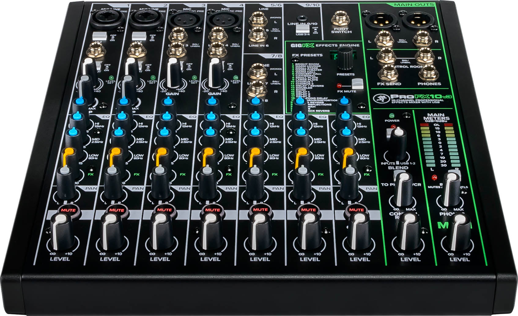 Mackie ProFX10v3 10 Channel Professional Effects Mixer with USB - Aron Soitin