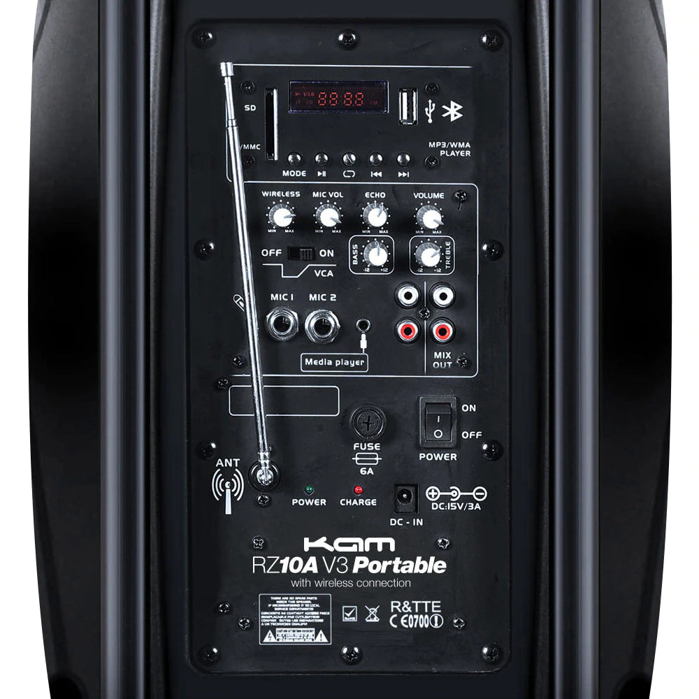 KAM 10" Portable Speaker with Bluetooth® ~ 550w - Aron Soitin