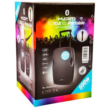 KAM 10" Portable Speaker with Bluetooth® ~ 550w - Aron Soitin