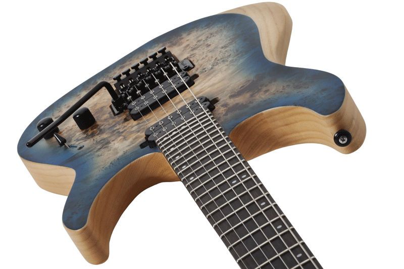 Schecter Reaper-6 FR Satin Sky Burst -sähkökitara - Aron Soitin