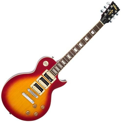 Vintage V1003CSB ReIssued Les Paul Cherry Sunburst sähkökitara - Aron Soitin