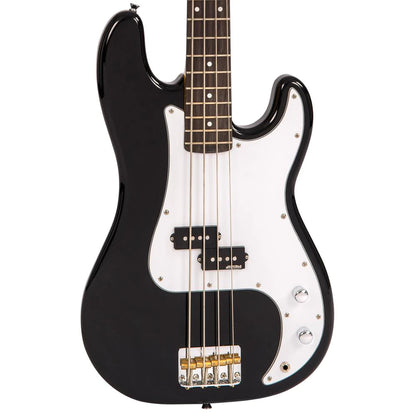 Vintage V4 ReIssued Bass Guitar - Boulevarde Black - Aron Soitin