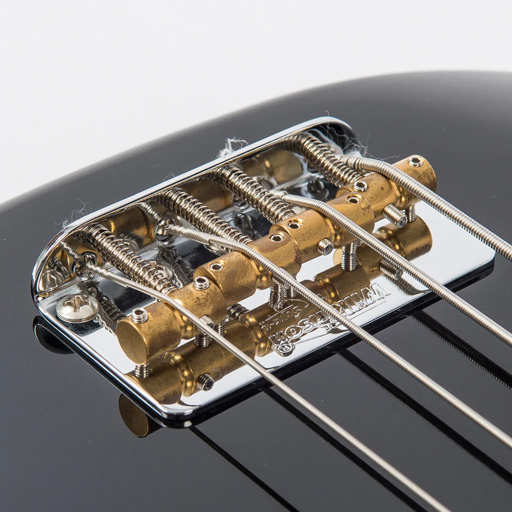 Vintage V4 ReIssued Bass Guitar - Boulevarde Black - Aron Soitin