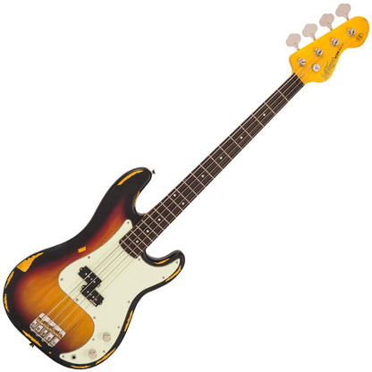 Vintage V4 ICON Bass ~ Distressed Sunset Sunburst - Aron Soitin